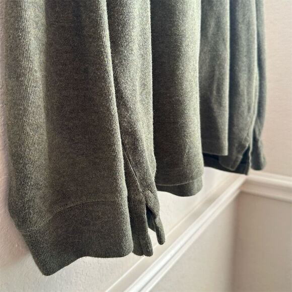 Ralph Lauren Polo Men's XL Half Zip Pullover Sweater Forest Green Long Sleeve - Picture 5 of 11